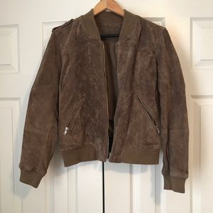 Blank Nyc Camel Bomber Jacket.